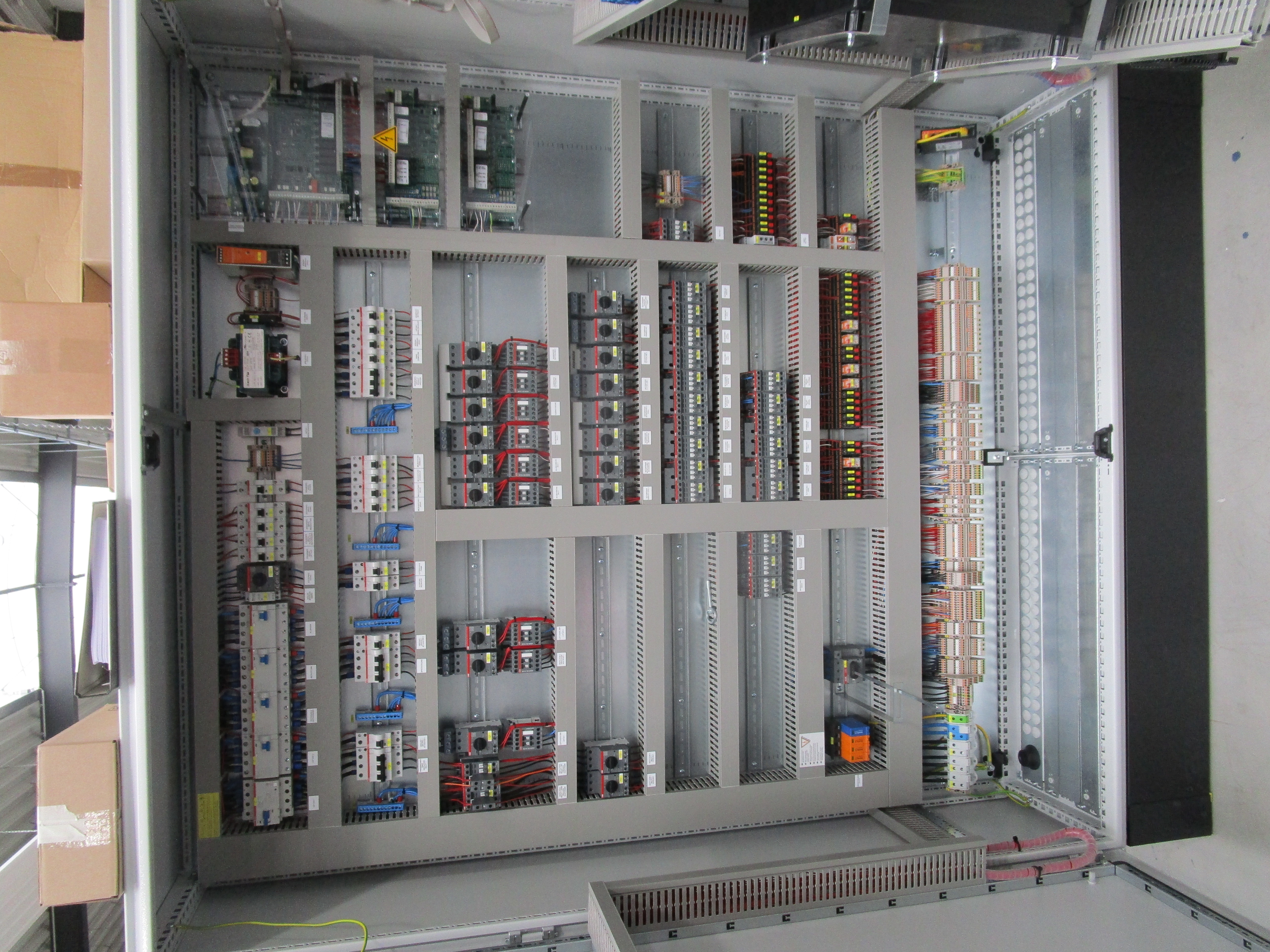 Control cabinet broiler f/ farm Kotter, VT internal